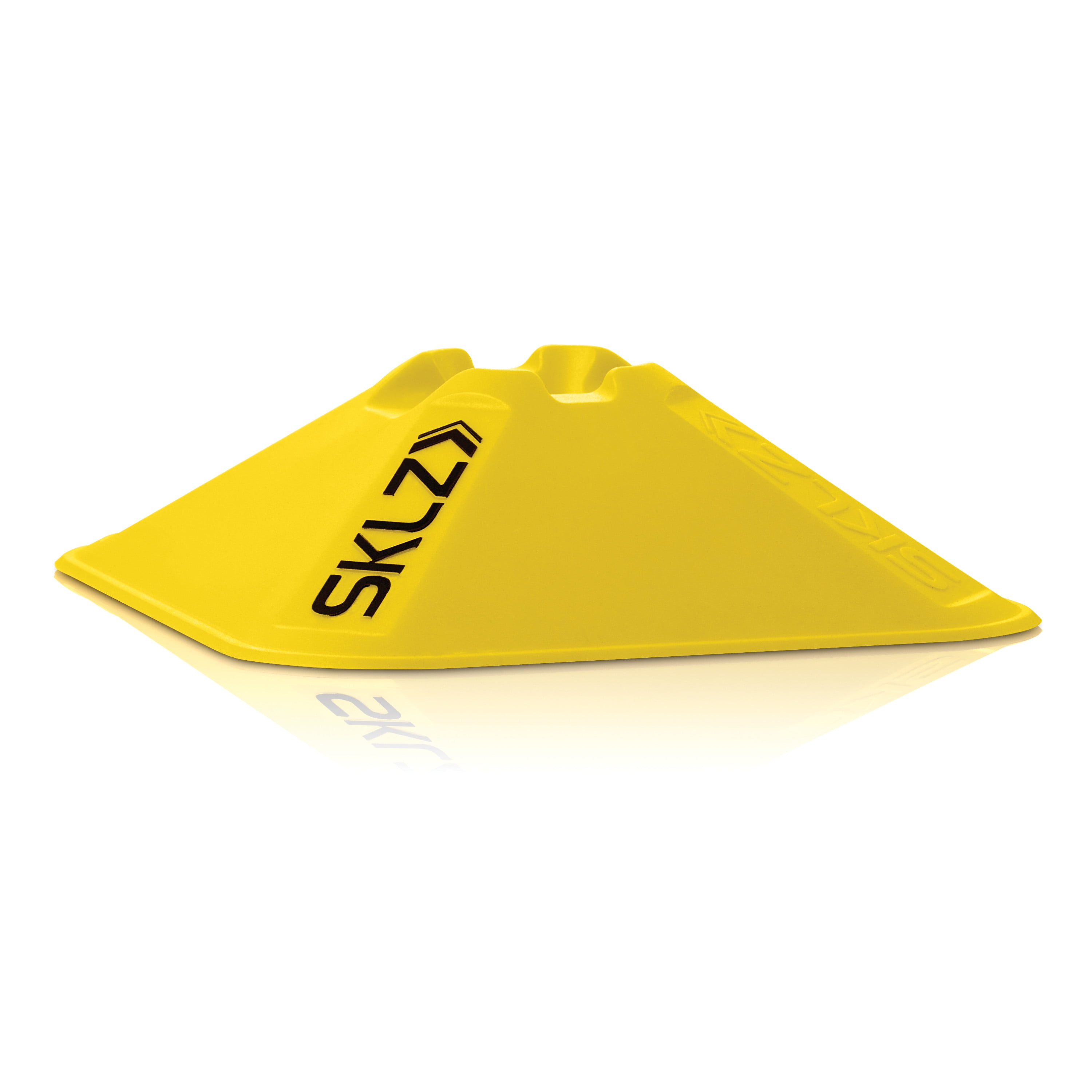Yellow SKLZ 6" Pro Training Agility Cones 4-Pack 
