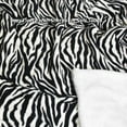 thumbnail image 3 of Catalonia Sherpa Wearable Blanket with Sleeves Arms, Super Soft Warm Comfy Large Fleece Plush Sleeved TV Throws Wrap Robe Blanket for Adult Women and Men, Zebra, 72" x 55", 3 of 7