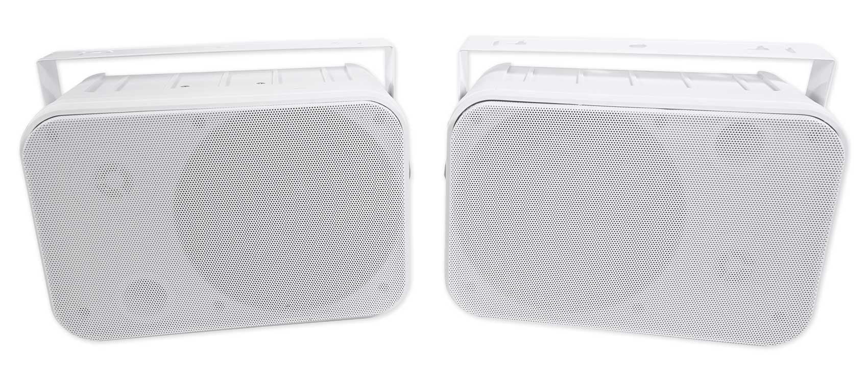 4) Rockville HP65S 6.5" 500w Outdoor Patio Backyard Speakers w/Waterproof Covers