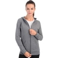 thumbnail image 1 of Chaqueta con capucha y cremallera completa para mujer Sudadera térmica de peso medio de polar Sudadera con capucha de manga larga Adepaton WMZL-96-2, 1 of 6