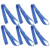 Masteelf 6 Pcs Loop Tie Down Straps Motorcycle Trailer Heavy Duty Loops Blue