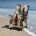 thumbnail image 4 of PHYHOO Ink Painting Christmas Trees Beach Towel Xmas Merry Christmas Beach Towels for Travel Sand Free Quick Dry Towel for Beach Pool Travel Swimming 30x60in, 4 of 8