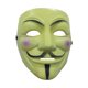 thumbnail image 1 of Hackers Mask White V For Vendetta Halloween Face Mask Costume Cosplay Party, 1 of 1