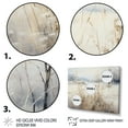 thumbnail image 3 of Designart "Winter Meadow View A Scene of Calmness I" Landscapes Framed Wall Art Decor - Traditional Grey Meadow Living Room Framed Canvas Art, 3 of 6