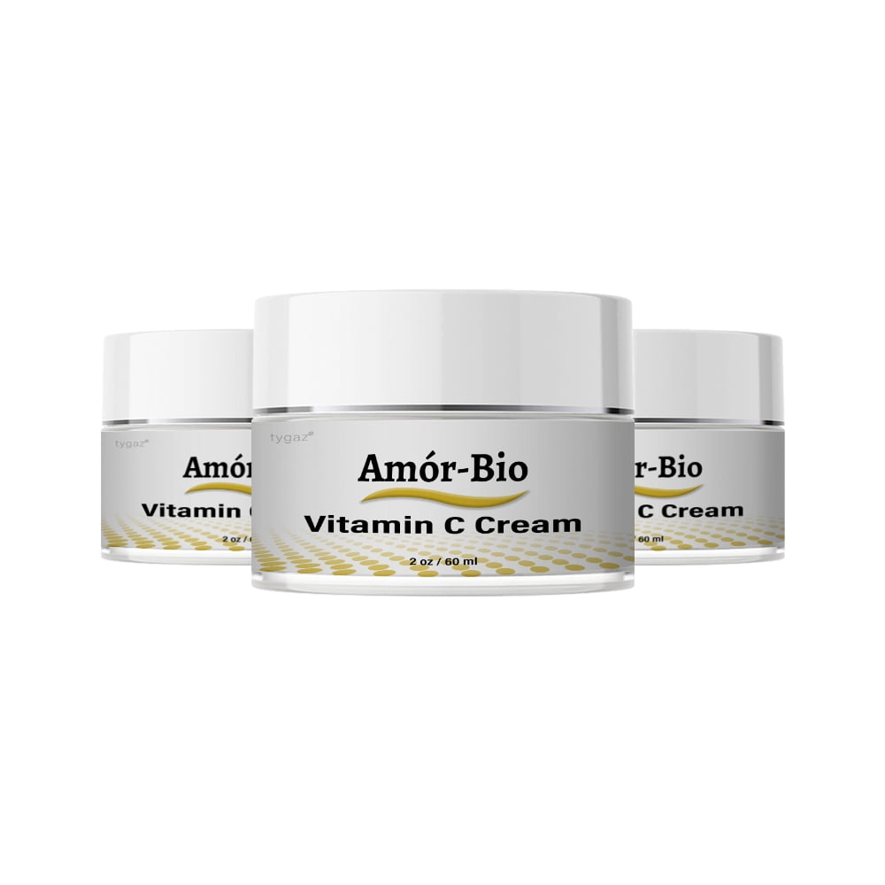 (3 Pack, 6oz) Amor Bio Cream Amor Bio Vitamin C Skincare Cream