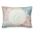 thumbnail image 2 of Creative Products Watercolor Abstract Flowers 14x20 Personalized Spun Poly Pillow, 2 of 3