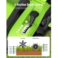 thumbnail image 3 of SWIPESMITH 16” 15 Amp Electric Dethatcher Scarifier, Lawn with 5-Position Depth Adjustment, 14.5 Gal Removable Thatch Collection Bag, Quick-Fold, Keeps Health, 3 of 7