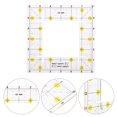 thumbnail image 3 of 1Pc Square Shape Sewing Ruler Clothing Patchwork Ruler Sewing Cutting Ruler, 3 of 7
