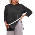 thumbnail image 2 of Shoulder Surgery Shirts for Women Long Sleeve Post Surgery Adaptive Clothing Tear Away Tops, 2 of 5