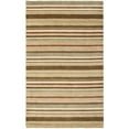 thumbnail image 4 of SAFAVIEH Tibetan Estelle Striped Wool Area Rug, Camel/Multi, 4' x 6', 4 of 5