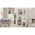 thumbnail image 7 of 71" Kitchen Sideboard With Storage - White. Adjustable Shelves, Painted Cabinet Drawer Modern Style,, 7 of 7