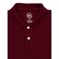 thumbnail image 3 of Wonder Nation Boys School Uniform Short Sleeve Pique Polo, 3 of 3
