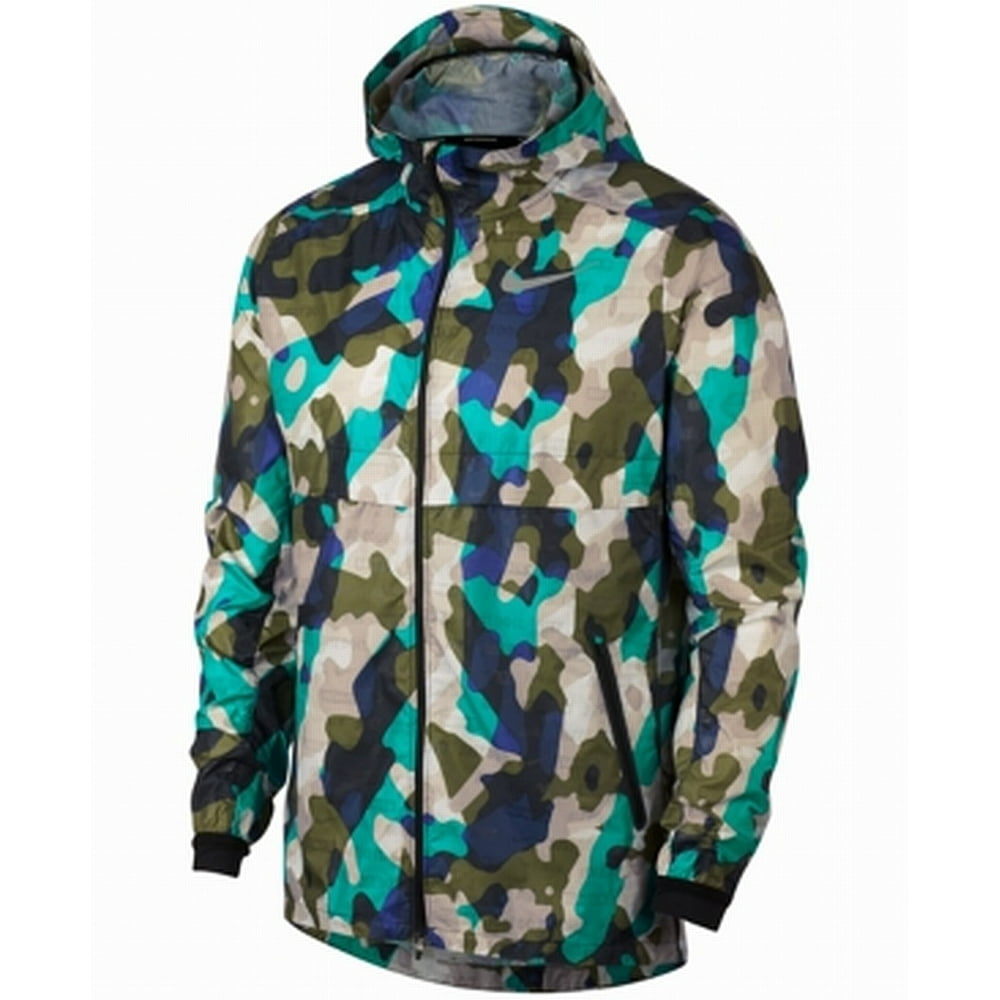 Nike Mens Jacket Medium Windbreaker CamouflagePrint M