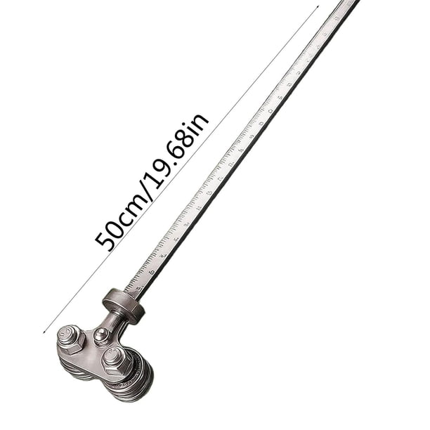 Guía De Posicionamiento Para Sierra Circular 60 Cm | Acero Inoxidable | Calibre Ajustable Con Rodamientos | Cortes Rectos Precisos
