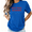 blue-1, variant on Confident Party Graphic Shirt for Women "It's Giving Mrs" Red Serif Font Black Tee Top
