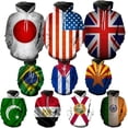 thumbnail image 4 of Sudadera con capucha con estampado 3D de bandera nacional para hombre, sudadera informal de manga larga, novedad en sudaderas y sudaderas para hombre, 4 of 4