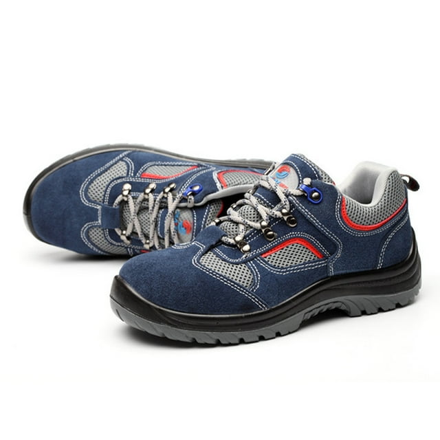 De Seguridad : Botas De Trabajo Para Hombres, Botas Con Punta de material acero, Para Construcción Industrial Anti-choque, Seguridad UE 44 EE. UU. 10.5 Reino Unido 9.5