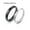 Silver, variant on Silver Live Mouth Ring Intertwined Love Couple