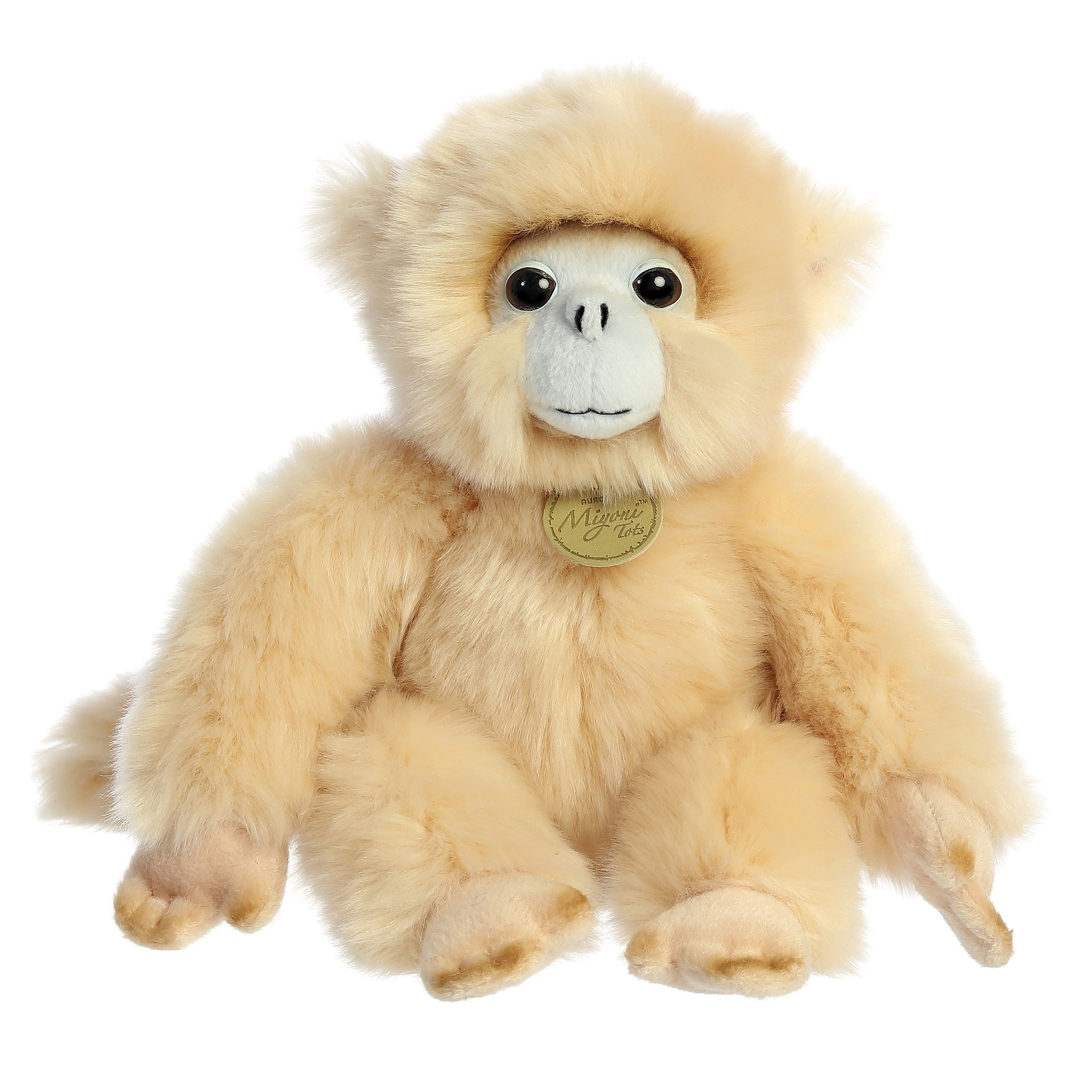 Aurora - Miyoni - 11" Baby Golden Snub Monkey Plush - Walmart.com