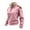 Pink, variant on ShiShine Women's Sherpa Lined Half Zip Sweatshirt Fleece Winter Warm Pullover with Shoulder Patches Long Sleeve Fashion Top