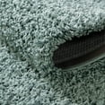 thumbnail image 5 of Rugs.com Solid Shag Collection Rug – 7' x 10' Light Slate Blue Shag Rug Perfect For Bedrooms, Dining Rooms, Living Rooms, 5 of 9