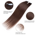 thumbnail image 3 of Benehair 40 Pcs Thick Skin Weft Tape In 100% Remy Human Hair Extensions Full Head 20 Pcs Invisible Brown, 3 of 13