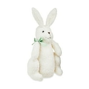 Easter Curly White Bunny Sherpa Tabletop Decoration, by Way To Celebrate