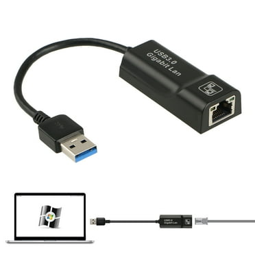 SUWU Ethernet Adapter, TSV USB 3.0 to 10/100/1000 Gigabit RJ45 Ethernet LAN Network Cable Fit for Laptop, MacBook, Windows, Linux