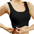 thumbnail image 1 of Timegard Yoga Bras for Women High Support No Underwire Front Cross Side Buckle Breathable Workout Bralette, 1 of 4