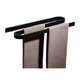 thumbnail image 1 of Toallero de baño doble de aluminio Space, soporte de toalla de pared sin perforaciones, 1 of 6