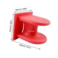 thumbnail image 4 of Soporte para Caña Pescar en Forma U Accesorios Portátiles Equipo Pesca TPE () Rojo, 4 of 4