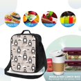 thumbnail image 4 of Vsdgher Cartoon Bear Brown Pattern Reusable Lunch Box, Insulated Lunch Bag Thickened Thermal Leakproof Lunch Tote Bag for Adult Office & Travel Picnic, 4 of 7