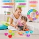 thumbnail image 2 of Juguetes Montessori de madera 2 3 4 años Clips de arcoíris Cuentas Clasificación Rompecabezas a juego Juegos educativos Bandeja para niños Educación preescolar Regalos de cumpleaños para niños niñas esquí esquí Gafas de esquí, 2 of 5