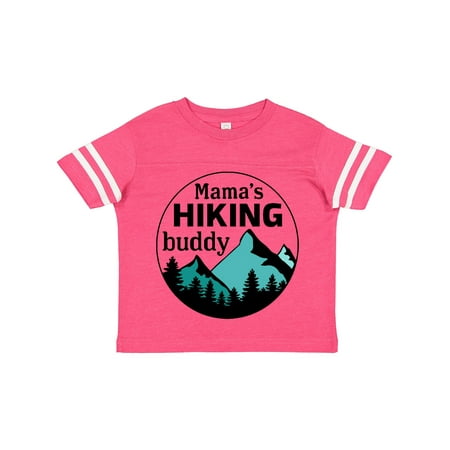 

Inktastic Mama s Hiking Buddy with Mountains and Trees Gift Toddler Boy or Toddler Girl T-Shirt