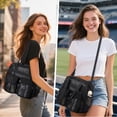 thumbnail image 3 of Soda Candy Mesh Tote Bag Stadium Approved 12x6x12 Heavy Duty Beach Bag for Sports Gym Concerts Travel Daily Use, 3 of 6