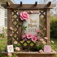 thumbnail image 1 of ddioayh Garden Flag Double Sided Mothers Day Outdoor Decoration Reversible For Yard Porch Home With Flowers Heart Designs Happy Mothers Day Gift, 1 of 6