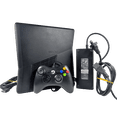 thumbnail image 4 of Restored Xbox 360 S 4GB Game Console Black with 2 Retrofam Black Controllers (Refurbished), 4 of 4