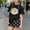 Black, variant on Afuipoi Girls Casual 2-Piece Summer Clothing Set, Fashion Graphic Short Sleeve Tee and Matching Shorts, Kids Daily Activewear Set Pink Size 9-10 Years