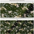 thumbnail image 2 of Soimoi Cotton Poplin Fabric Leaves,Moth & Magnolia Floral Printed Craft Fabric by the Yard 56 Inch Wide, 2 of 7