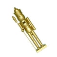 thumbnail image 6 of GOOHOCHY Golden Nutcracker King for Home Decor Reusable Plastic Craft Beautiful Xmas Ornament 7.5 Inches Tall, 6 of 8