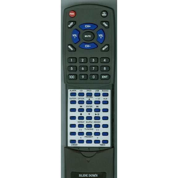Replacement Remote for YAMAHA ZC893200, ZC89320, MCRB142, RTZC893200