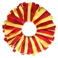 thumbnail image 2 of 1 Pc Pomchies Colorful Ponytail Holder/Hair Tie Pom (Reds and Oranges Collection), Crimson/Yellow Gold, 2 of 5