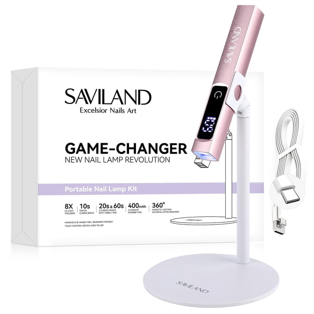 Lámpara LED UV para uñas SAVILAND SSPro X U V Light 10 s Flash Cure