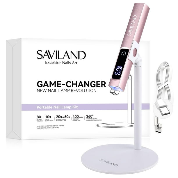 Lámpara LED UV para uñas SAVILAND SSPro X U V Light 10 s Flash Cure