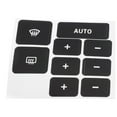 thumbnail image 4 of A/C Dash Button Repair Kit Decal Stickers Replacement for A6 C5, 4 of 8