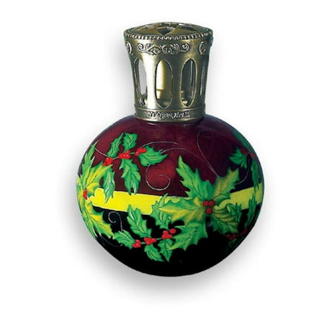 Ne 'Qwa Art 714-LA-BR Crimson Christmas Fragrance Oil Lamp