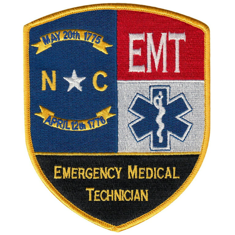 Emergency Medical Technician (EMT) Round Patch