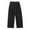 Black, variant on YYDGH Pants for Men Cotton Casual Elastic Waist Wide Leg Solid Color Pants Solid Palazzo Yoga Pant with Pockets