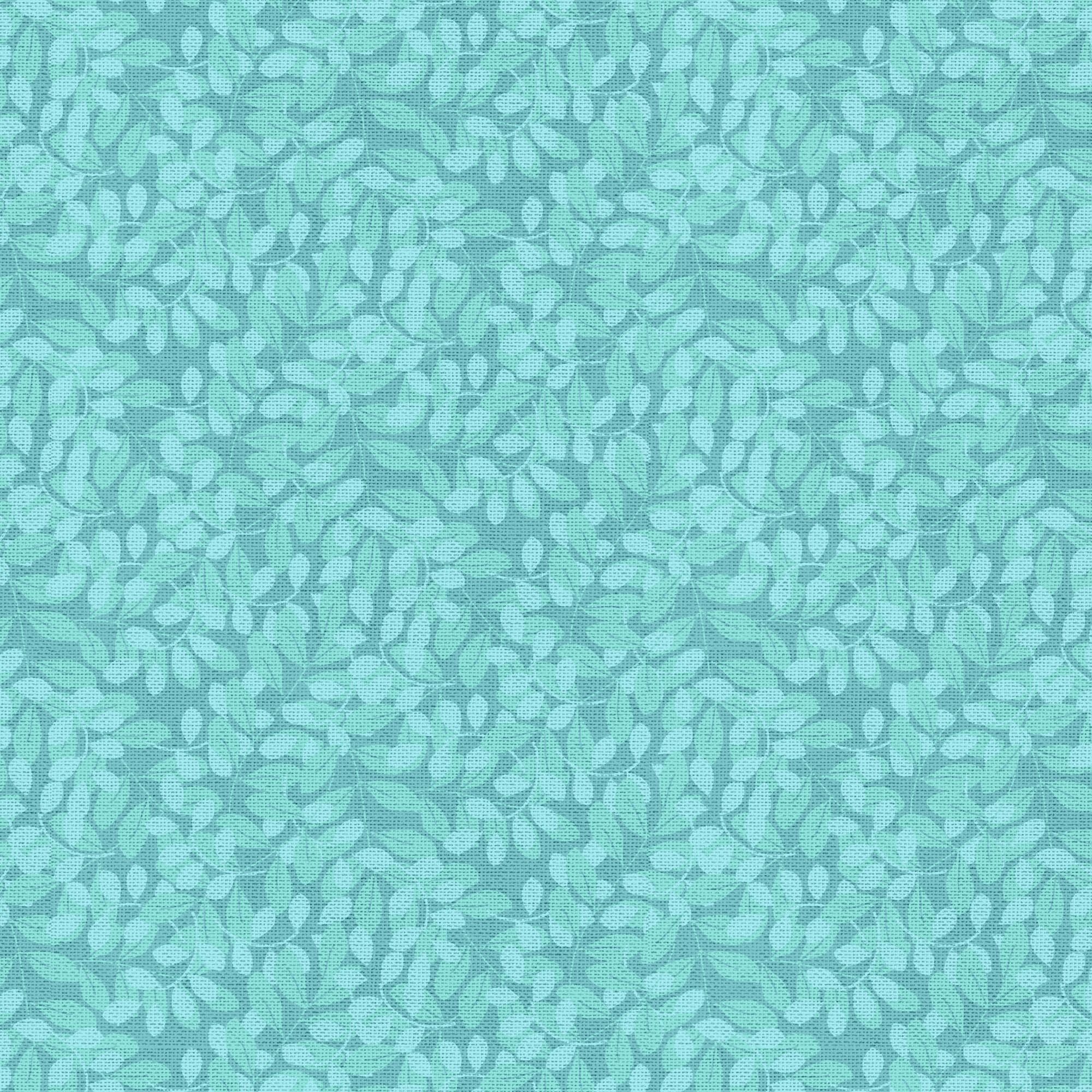 Create It 18"x21" Cotton Floral Texture Precut Sewing & Craft Fabric, Aqua 1 Piece