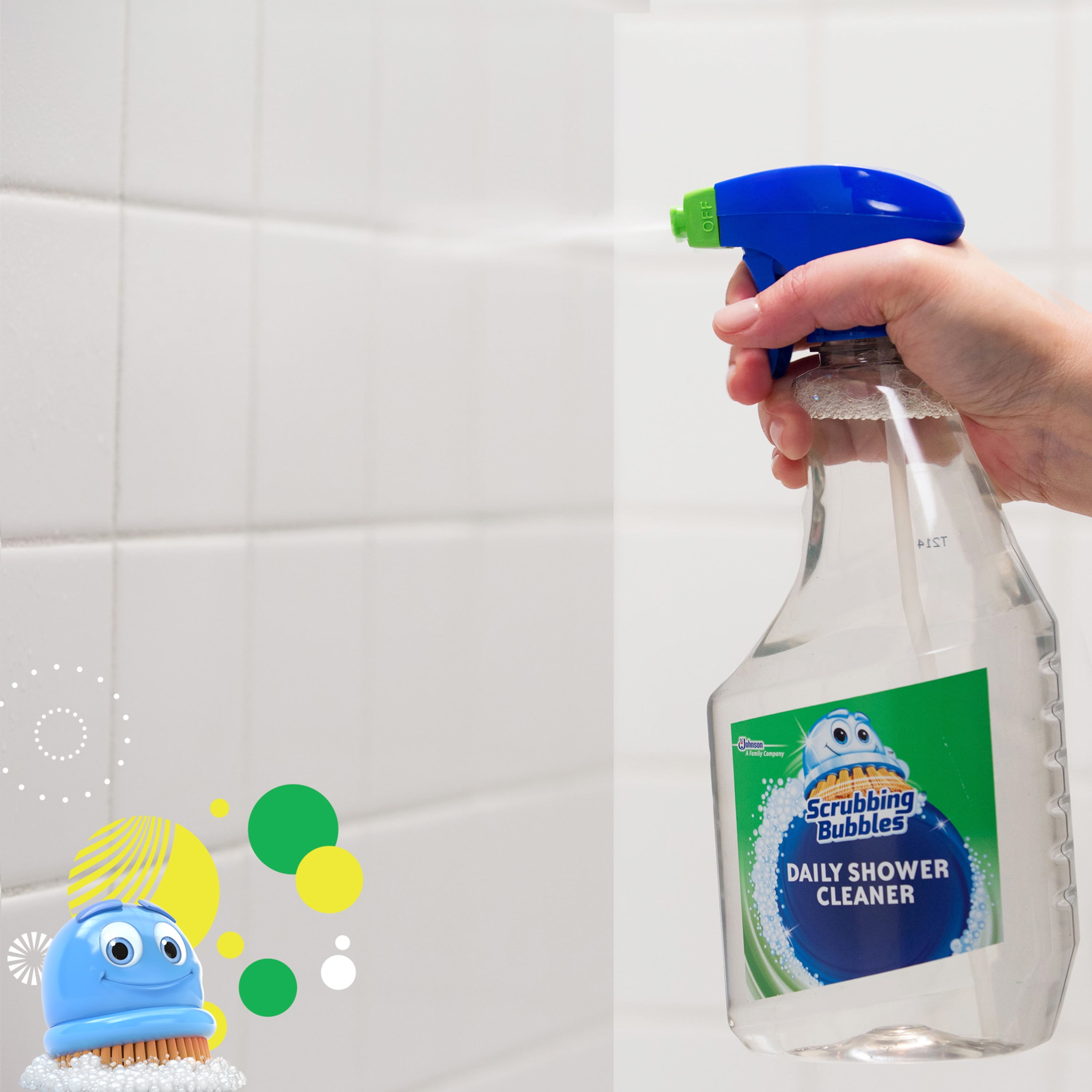 Scrubbing bubbles daily shower cleaner online